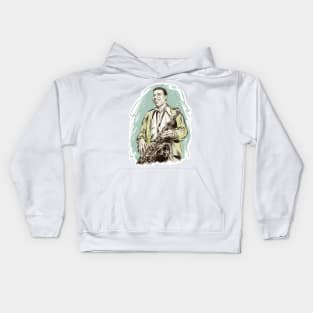 Wayne Shorter - An illustration by Paul Cemmick Kids Hoodie